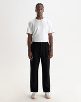 wax london men's Malham - Navy Wool Blend Trouser