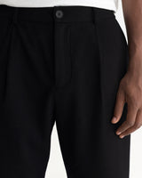 wax london men's Malham - Navy Wool Blend Trouser