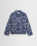 Iggy - Blue And Ecru Floral Jacquard Jacket
