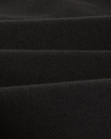 wax london men's Kurt - Black Organic Cotton Trousers