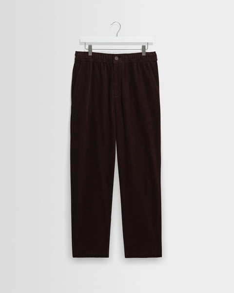 Kurt - Dark Brown Cotton Corduroy Trouser