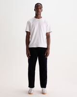 wax london men's Kurt - Navy Cotton Corduroy Trouser